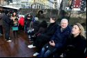 Boat ride with filmmakers and port